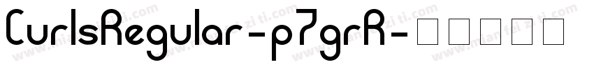 CurlsRegular-p7grR字体转换