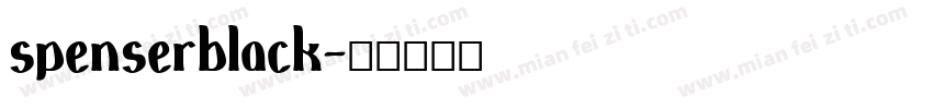 spenserblack字体转换