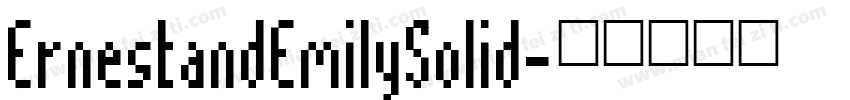 ErnestandEmilySolid字体转换