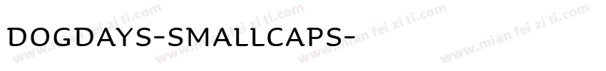 DogDays-SmallCaps字体转换