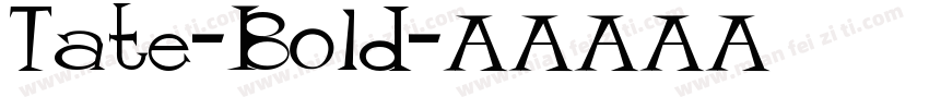 Tate-Bold字体转换