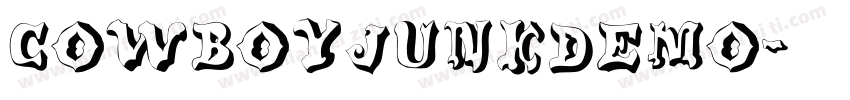 Cowboyjunkdemo-25OX字体转换