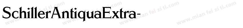 SchillerAntiquaExtra字体转换