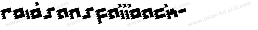 roidsansfallback字体转换