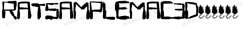RatsampleMac3D字体转换