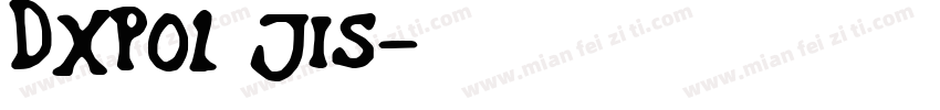 DXP01_JIS字体转换