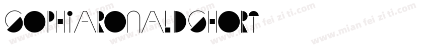 SophiaRonaldshort字体转换