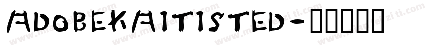 Adobekaitisted字体转换