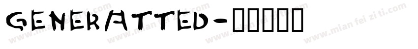 Generatted字体转换
