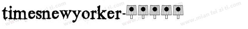 timesnewyorker字体转换