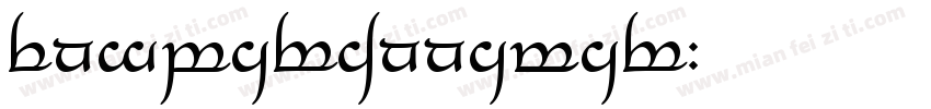 TengwarAnnatar字体转换