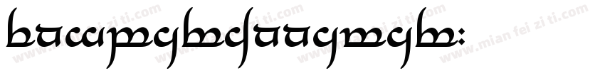 TengwarAnnatar字体转换