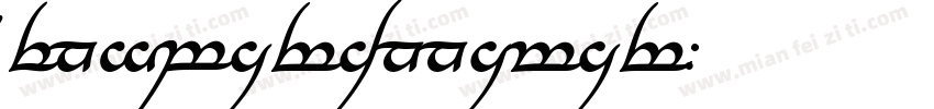 TengwarAnnatar字体转换