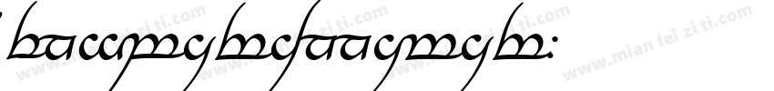 TengwarAnnatar字体转换
