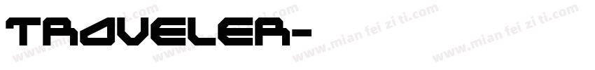 TRAVELER字体转换
