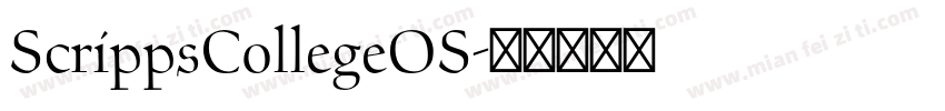 ScrippsCollegeOS字体转换