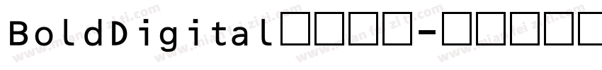 BoldDigital数字字体字体转换