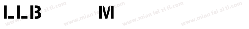 LLBlackMatrix英文字体字体转换