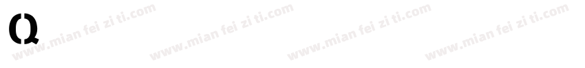 Q英文字库字体转换