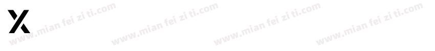 X细英文字体字体转换