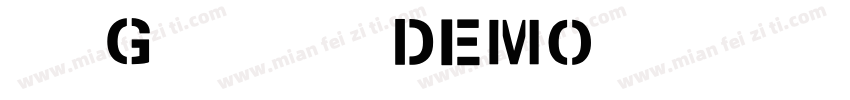 英文GuffieDEMO字体转换