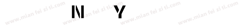 英文字体是NewYork字体转换