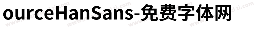 ourceHanSans字体转换