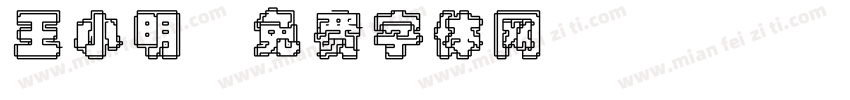 王小明字体转换