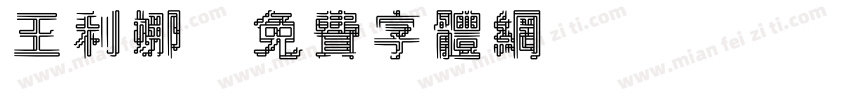 王利娜字体转换