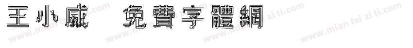 王小威字体转换