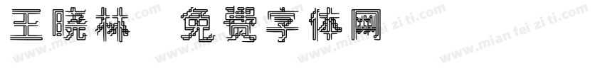 王晓林字体转换