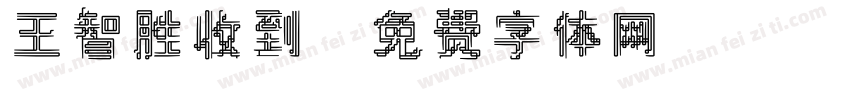 王智胜收到字体转换
