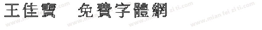 王佳宝字体转换