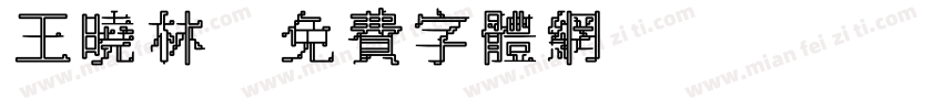 王晓林字体转换