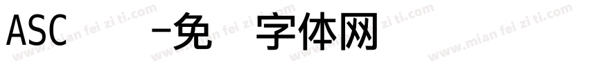 ASC点阵字体转换