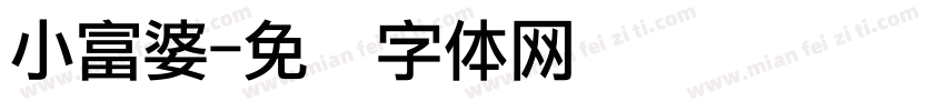 小富婆字体转换