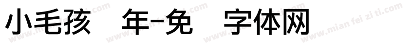 小毛孩过年字体转换
