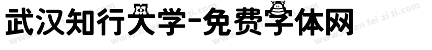 武汉知行大学字体转换