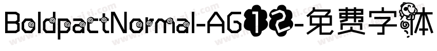 BoldpactNormal-AG12字体转换