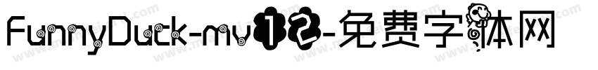FunnyDuck-mv12字体转换
