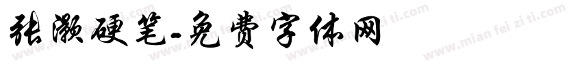 张灏硬笔字体转换