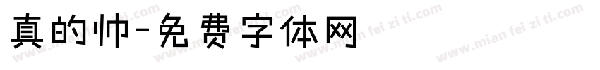真的帅字体转换