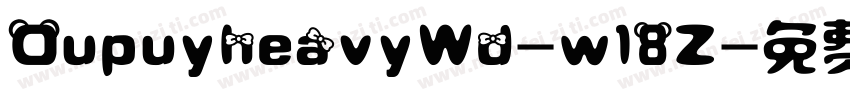 DupuyheavyWd-w18Z字体转换