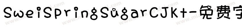 SweiSpringSugarCJKt字体转换