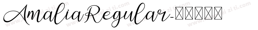 AmaliaRegular字体转换