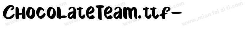 ChocolateTeam.ttf字体转换