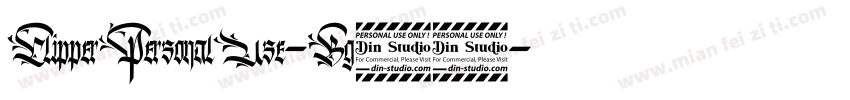 ClipperPersonalUse-Bg13字体转换