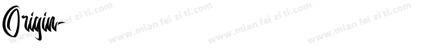 Origin字体转换
