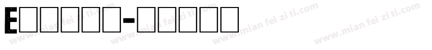 Eroded字体转换