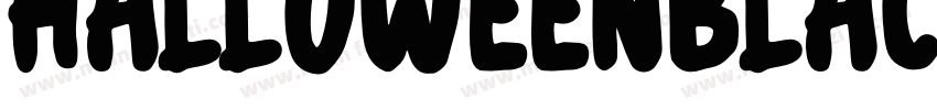 halloweenblack字体转换